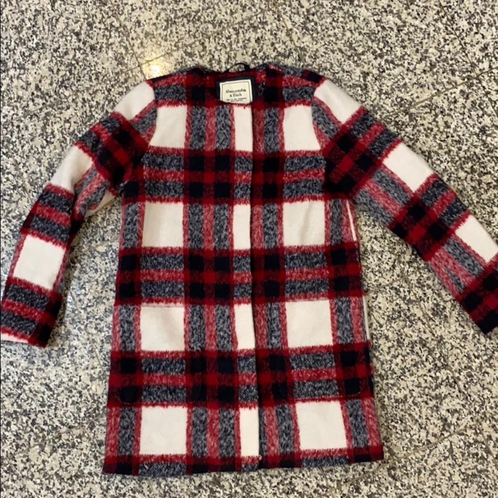Abercrombie wool long jacket XS mint condition